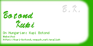 botond kupi business card